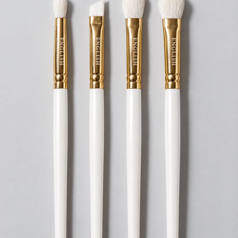 The Eye Edit. 4 Professional brushes for applying, blending and defining your mineral eye pigments.