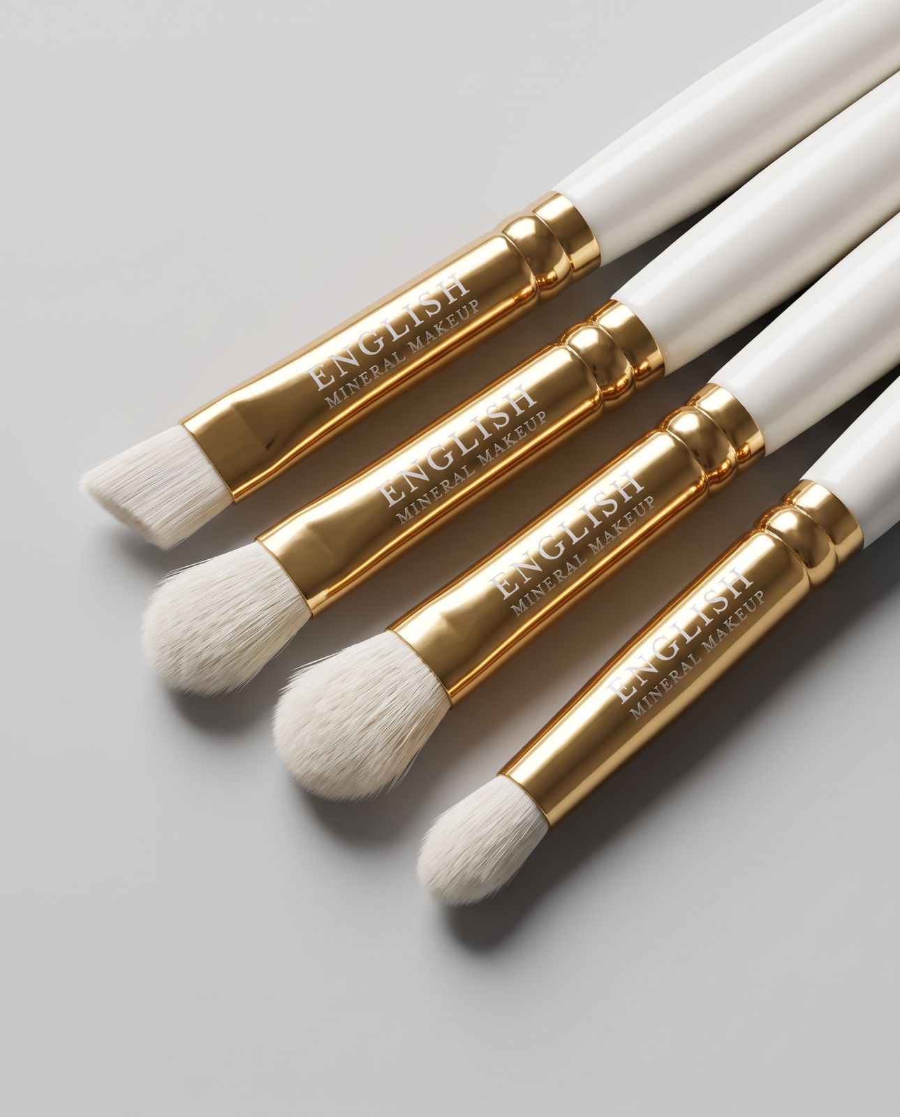 The Eye Edit. 4 Professional brushes for applying, blending and defining your mineral eye pigments.