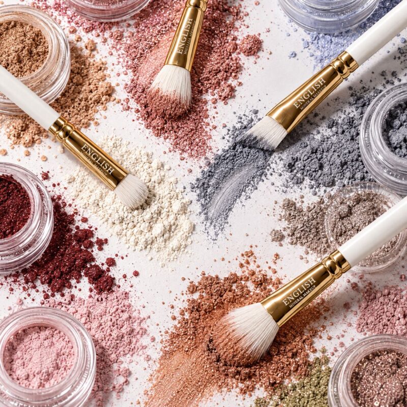 The Eye Edit. 4 Professional brushes for applying, blending and defining your mineral eye pigments.